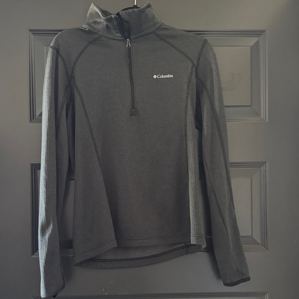 Columbia Charcoal Quarter-Zip Pullover
